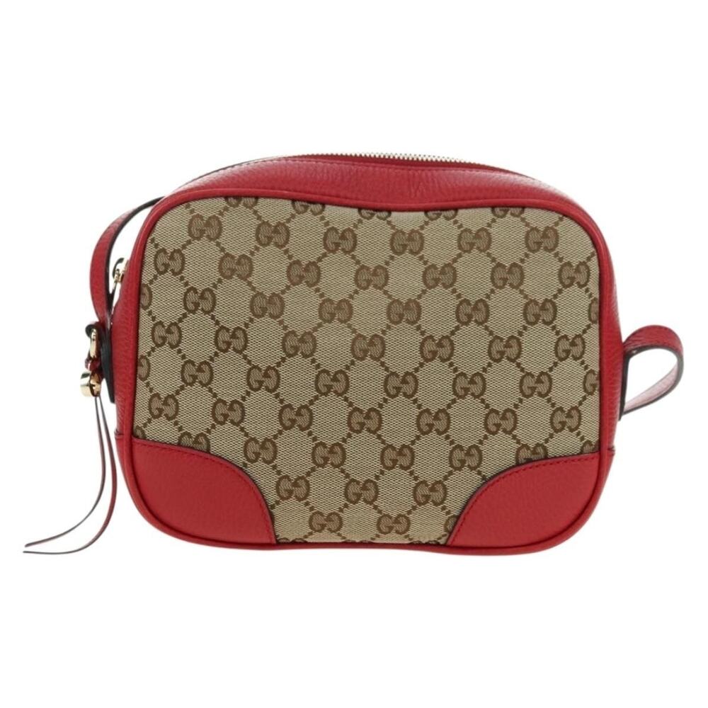 Gucci GG Canvas Shoulder Bag Beige